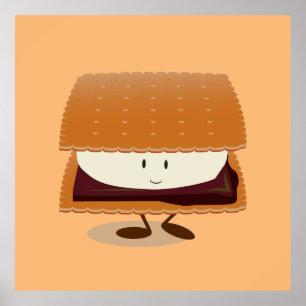 glimlachen S'more Poster