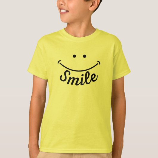 glimlachen t-shirt (Voorkant)