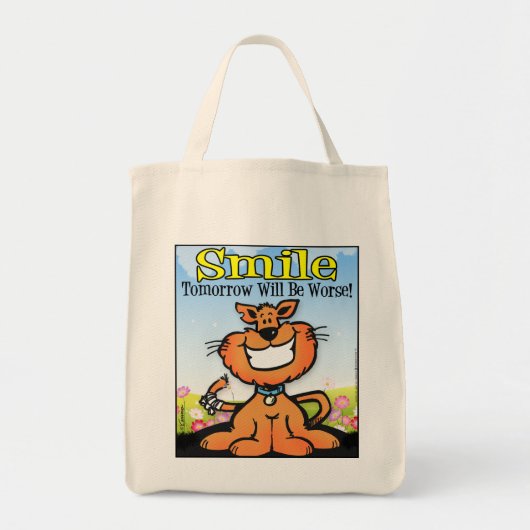 glimlachen tote bag (Voorkant)