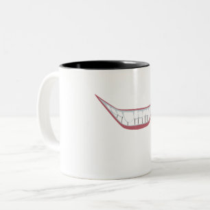 Glimlachen Tweekleurige Koffiemok