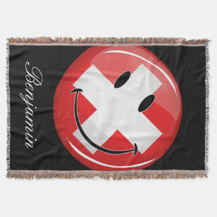 glimlachen van de Zwitserse vlag Deken