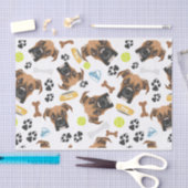 glimlachen van Dog Boxer Tissuepapier (Craft)