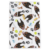 glimlachen van Dog Doberman Medium Cadeauzakje (Voorkant)