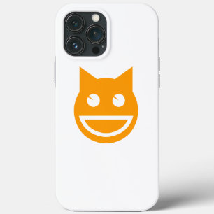 glimlachen van Emoji Cat iPhone 13 Pro Max Hoesje