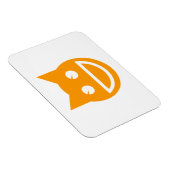 glimlachen van Emoji Cat Magneet (Rechterzijde)