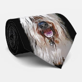 glimlachen van Fawn Briard Stropdas (Opgerold)