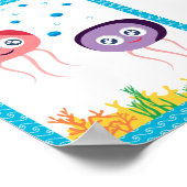 glimlachen van kwallen poster (Hoek)