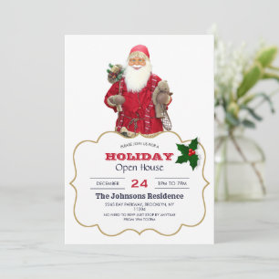 glimlachen van santa kaart