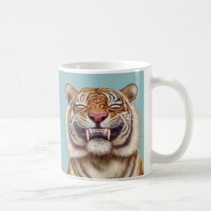 glimlachen van tijger koffiemok