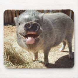 glimlachen van Varkens Mousepad Muismat