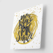 glimlachen vierkante klok (Hoek)