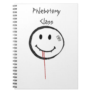 glimlachend bleekvampier notitieboek