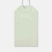 glimlachend Cactus Trio Waterverf ontwerp Birthday Cadeaulabel (Achterkant)