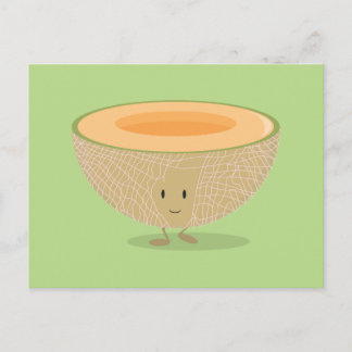 glimlachend Cantaloupe Briefkaart