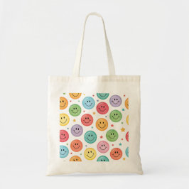 Glimlachend Emoji Patroon Tote Bag