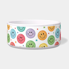 Glimlachend Emoji Patroon Voerbakje