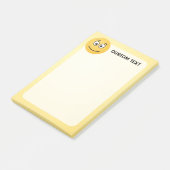 Glimlachend Gezicht met Open Ogen Post-it® Notes (Schuin)