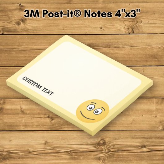 Glimlachend Gezicht met Open Ogen Post-it® Notes