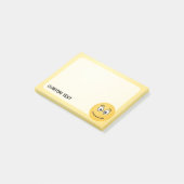 Glimlachend Gezicht met Open Ogen Post-it® Notes (Schuin)