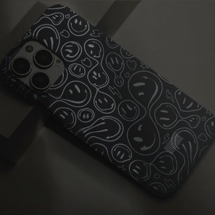 Glimlachend Gezicht Patroon Speelse Lijn Kunst Gli Case-Mate iPhone 14 Pro Max Hoesje