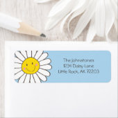 Glimlachend grillig Daisy retour adres label (Insitu)