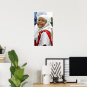 glimlachend meisje poster (Thuiskantoor)