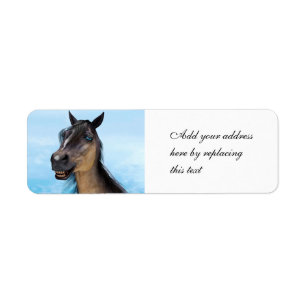 Glimlachend Paard Etiket