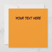 glimlachend pompoen kaart (Achterkant)