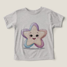 Glimlachend ster peuter shirt