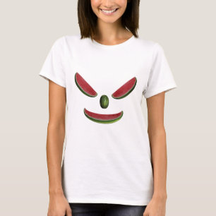 Glimlachend Watermeloen Gezicht T-shirt