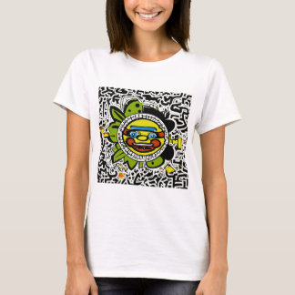 "Glimlachend Zonnebloem Design T-shirt – Verfris j
