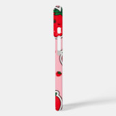 Glimlachende Aardbei Schattige Kawaii Case-Mate iPhone Case (Achterkant / Links)