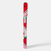 Glimlachende Aardbei Schattige Kawaii Case-Mate iPhone Case (Achterkant / Rechts)