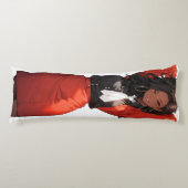 Glimlachende anime vrouw lichaamskussen (Voorkant)