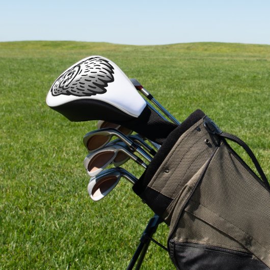 Glimlachende Bigfoot - Sasquatch Sighting Golfheadcover (Insitu)