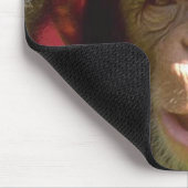 glimlachende chimpansee muismat (Hoek)