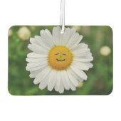 Glimlachende Daisy Air Freshener Luchtverfrisser (Achterkant)