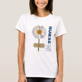 glimlachende Daisy Nurse Gift T-Shirts (Voorkant)
