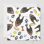 Glimlachende Dobermann (Voorkant)