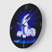 Glimlachende Dolfijn Grote Klok (Hoek)