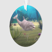 Glimlachende dolfijn ornament (voorkant)