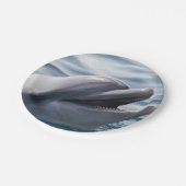 Glimlachende Dolfijn Papieren Bordje (Gekanteld)