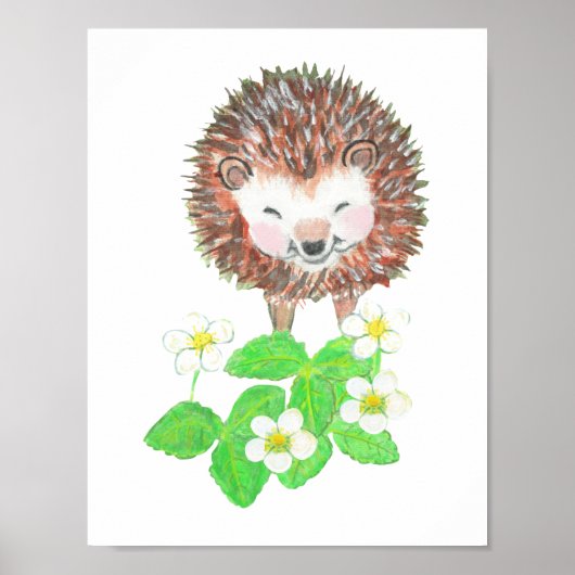Glimlachende egel poster (Voorkant)