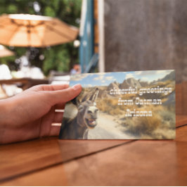 Glimlachende ezel, Oatman Arizona Kaart