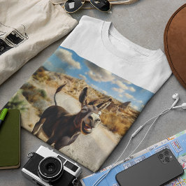 Glimlachende ezel, Oatman Arizona, Route 66 T-shirt