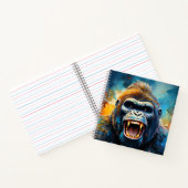 Glimlachende gorilla notitieboek (Binnen)