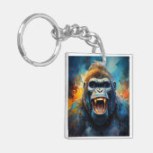 Glimlachende gorilla sleutelhanger (Voorkant Links)