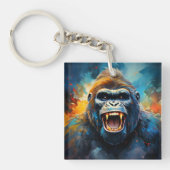Glimlachende gorilla sleutelhanger (Voorkant)