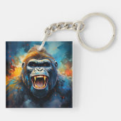 Glimlachende gorilla sleutelhanger (Achterkant)
