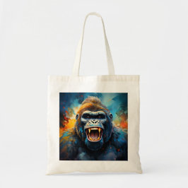 Glimlachende gorilla tote bag